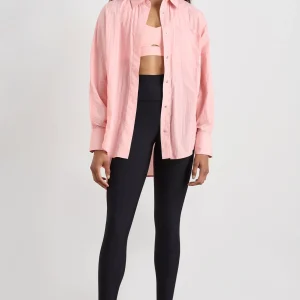 Shop Aje ATHLETICA Panelled Batwing Shirt 406 Millennial Pink