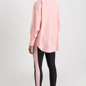 Shop Aje ATHLETICA Panelled Batwing Shirt 406 Millennial Pink