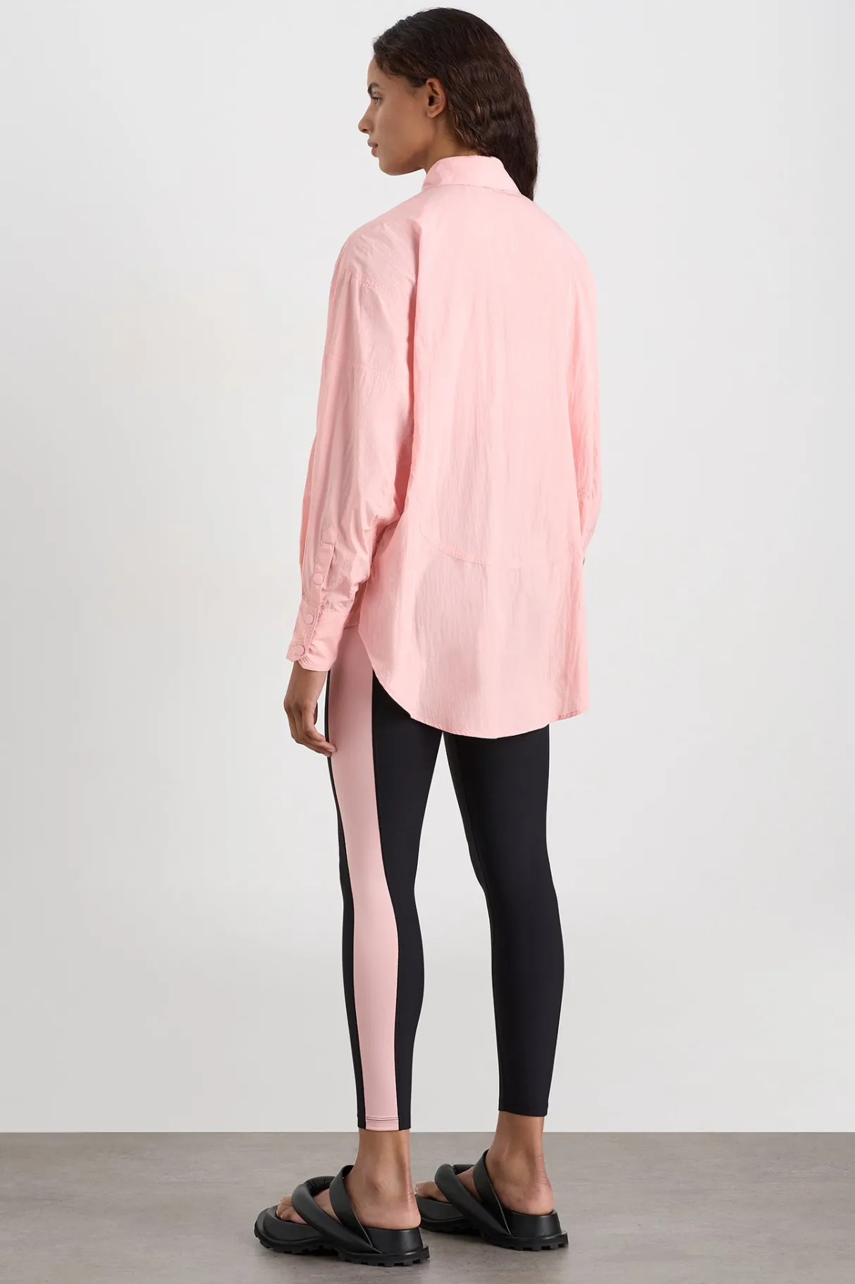 panelled_batwing_shirt__4.webp Shop Aje ATHLETICA Panelled Batwing Shirt 406 Millennial Pink