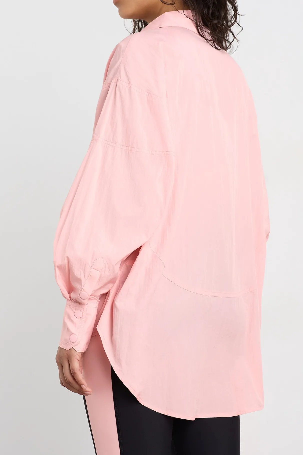 panelled_batwing_shirt__7.webp Shop Aje ATHLETICA Panelled Batwing Shirt 406 Millennial Pink
