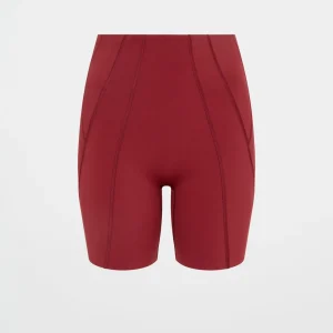 Best Sale Aje ATHLETICA Panelled Bike Shorts 615 Plum Red