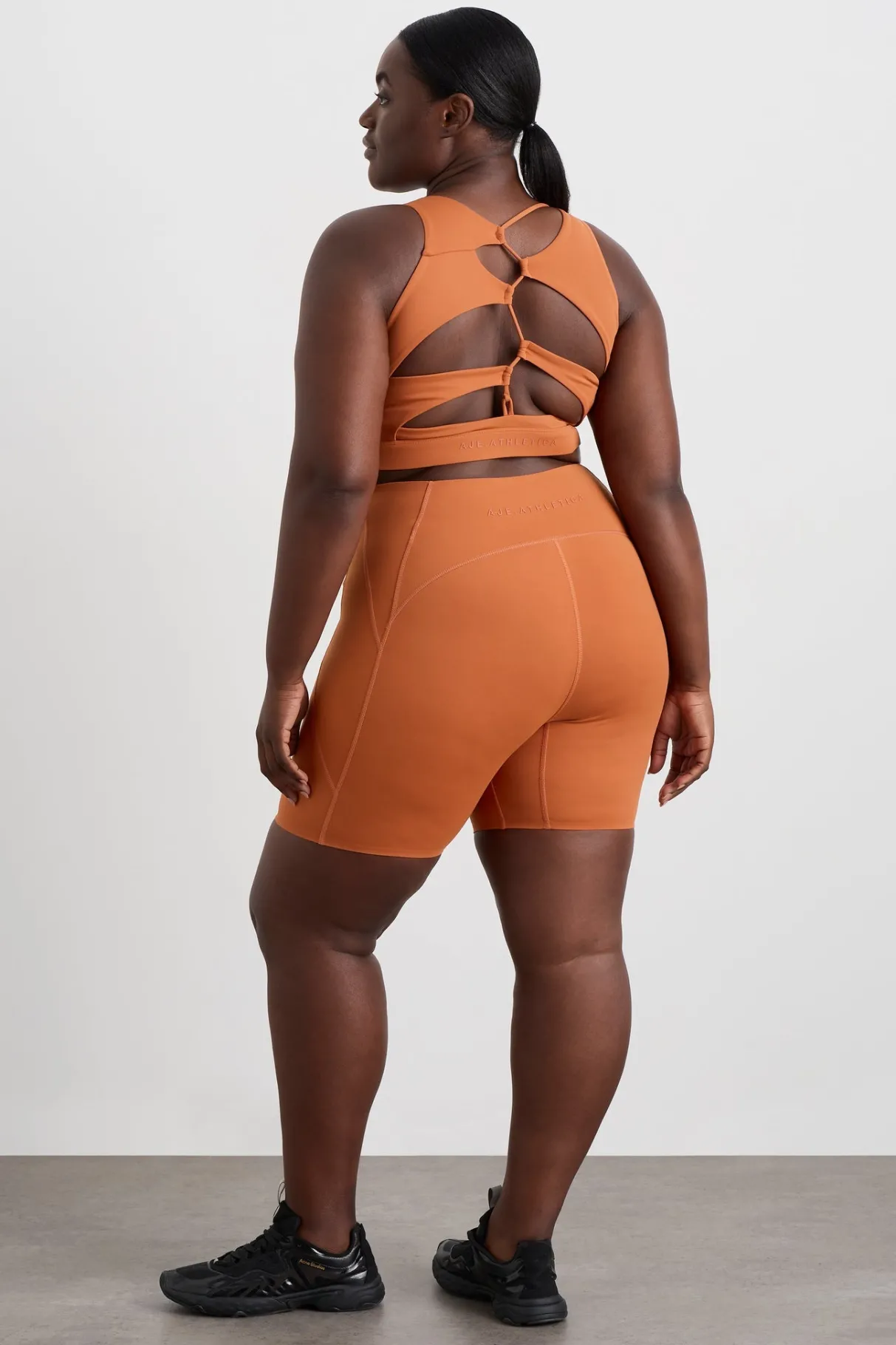 panelled_bike_shorts__14.webp Online Aje ATHLETICA Panelled Bike Shorts 615 Copper Orange
