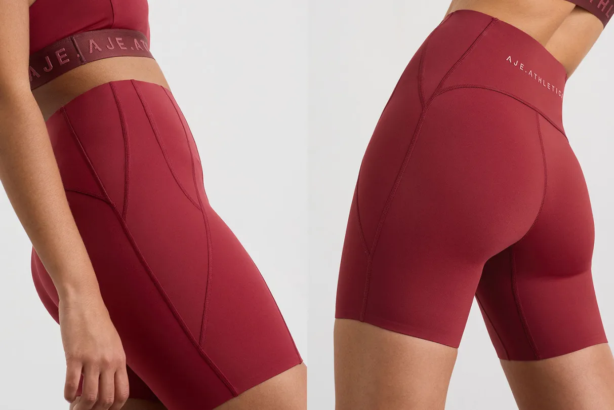 panelled_bike_shorts__16.webp Best Sale Aje ATHLETICA Panelled Bike Shorts 615 Plum Red
