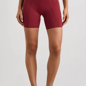 Best Sale Aje ATHLETICA Panelled Bike Shorts 615 Plum Red