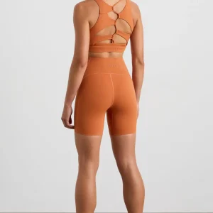 Online Aje ATHLETICA Panelled Bike Shorts 615 Copper Orange