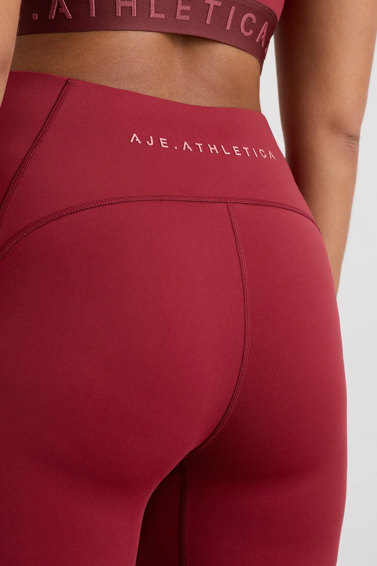 panelled_bike_shorts__8-1.webp Best Sale Aje ATHLETICA Panelled Bike Shorts 615 Plum Red