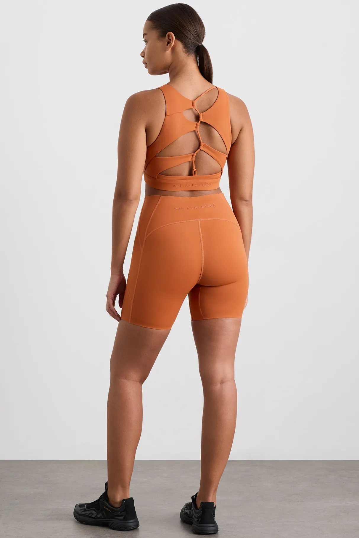 panelled_bike_shorts__9.webp Online Aje ATHLETICA Panelled Bike Shorts 615 Copper Orange