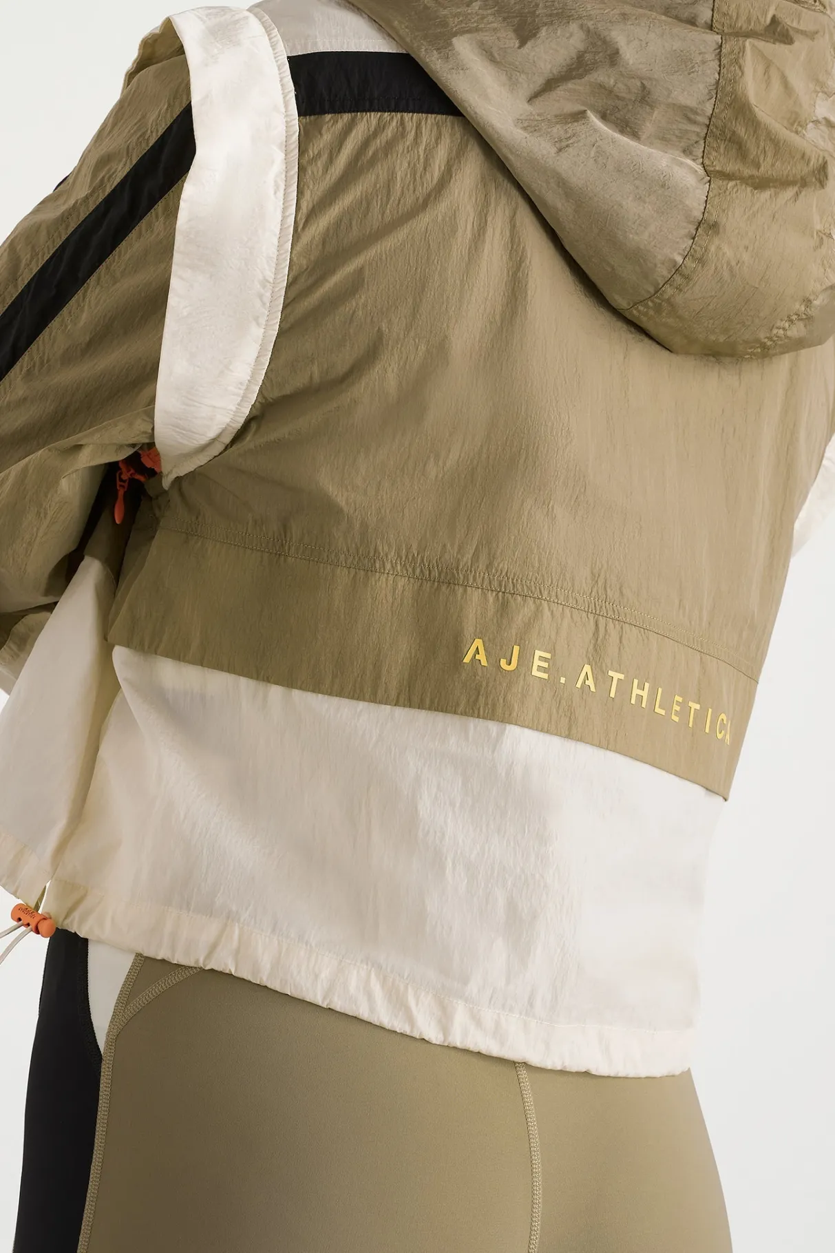 panelled_hybrid_jacket__9.webp Best Sale Aje ATHLETICA Panelled Hybrid Jacket 748 Soft Khaki-Multi