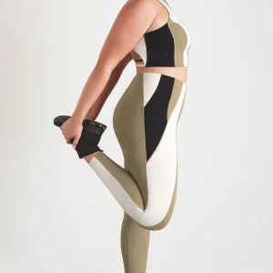 Best Aje ATHLETICA Panelled Legging 211 Soft Khaki Multi
