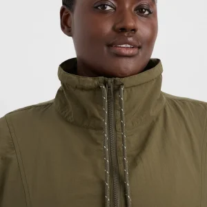 Clearance Aje ATHLETICA Panelled Spray Jacket 784 Deep Khaki