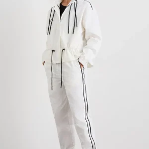 Sale Aje ATHLETICA Panelled Spray Pants 511 White/Black