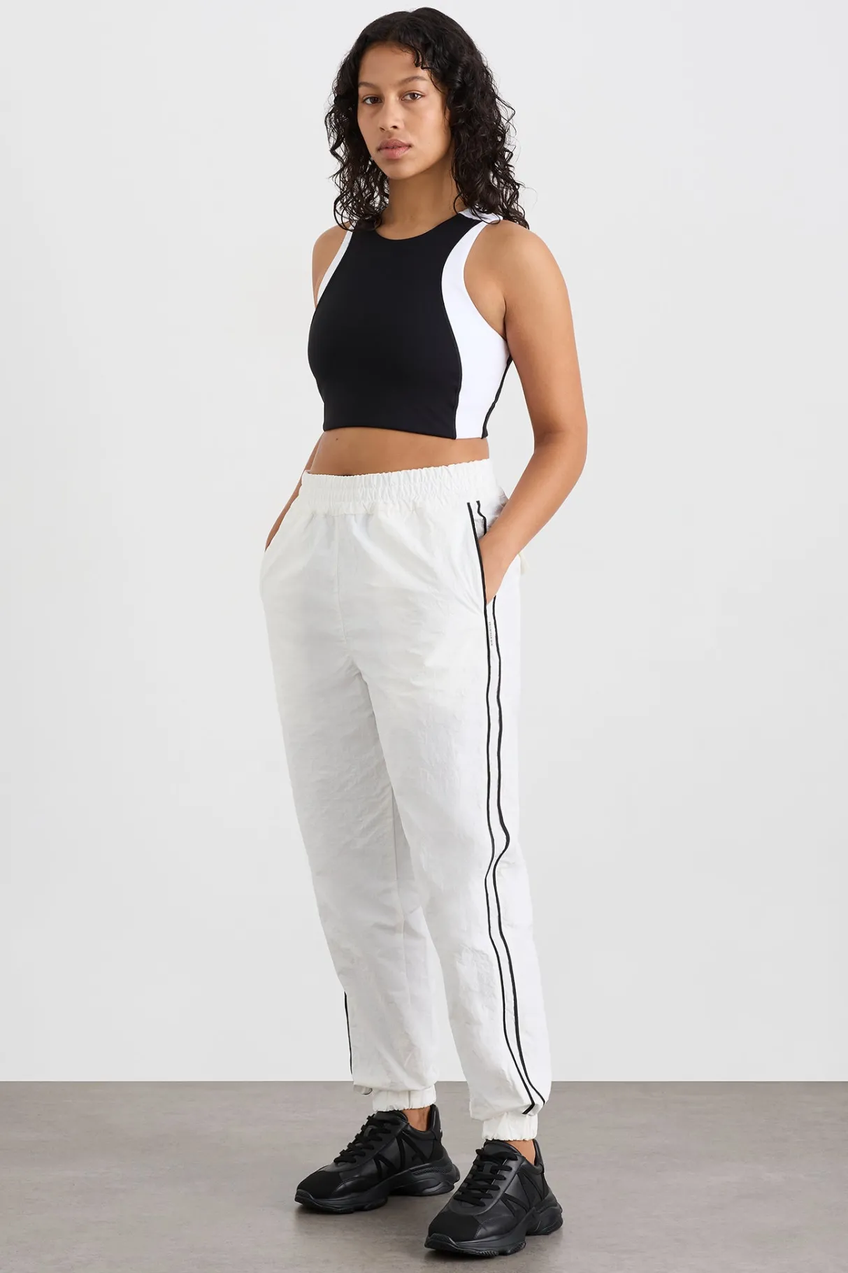 panelled_spray_pants__5.webp Sale Aje ATHLETICA Panelled Spray Pants 511 White/Black