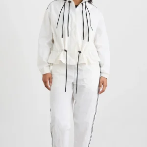 Sale Aje ATHLETICA Panelled Spray Pants 511 White/Black