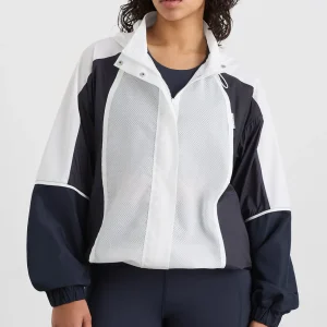 Clearance Aje ATHLETICA Panelled Zip Jacket 725 Galaxy Blue