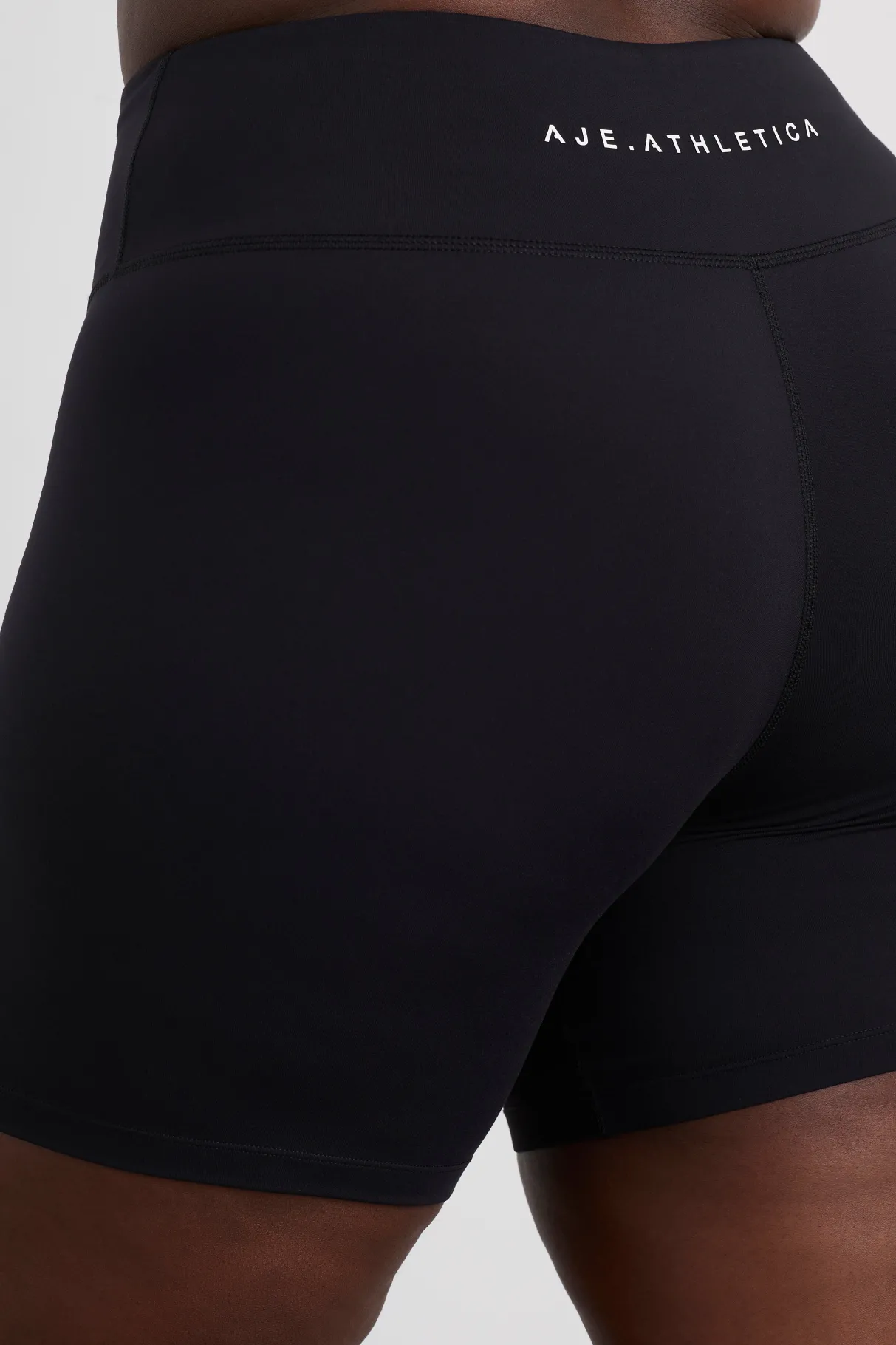peached_mid_length_bike_short__13.webp Fashion Aje ATHLETICA Peached Mid Length Bike Short 601 Black
