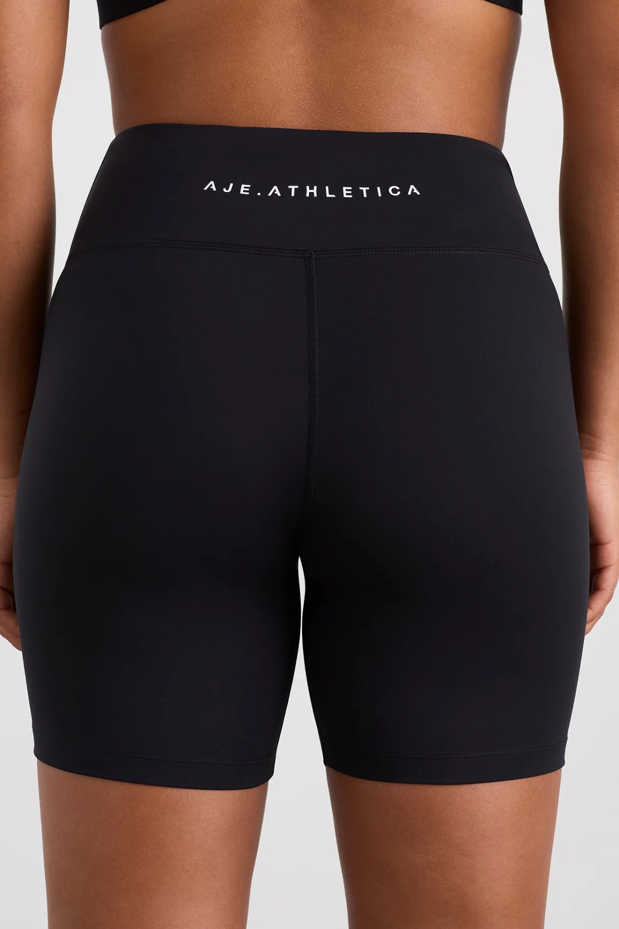 peached_mid_length_bike_short__8.webp Fashion Aje ATHLETICA Peached Mid Length Bike Short 601 Black