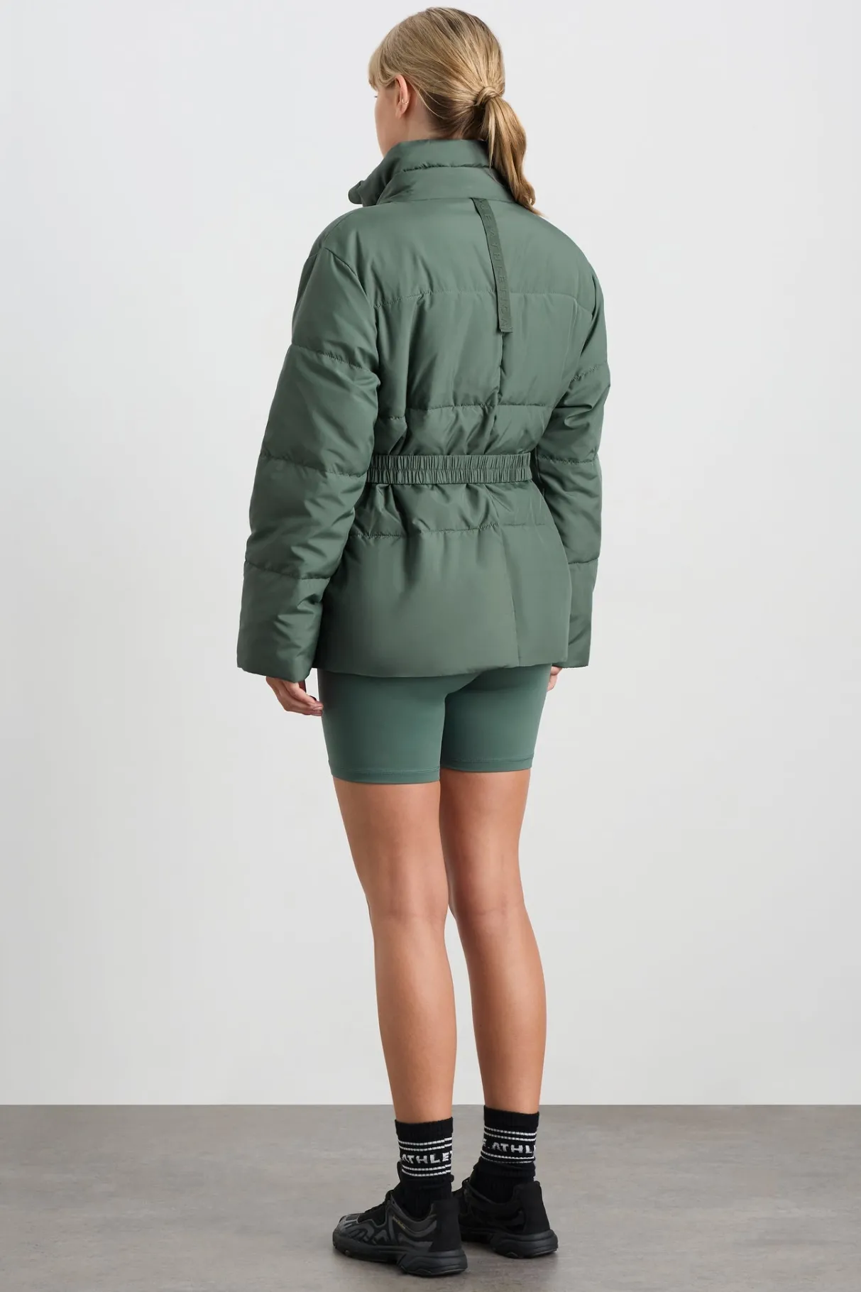 peplum_puffer__11.webp Online Aje ATHLETICA Peplum Puffer 753 Moss Green