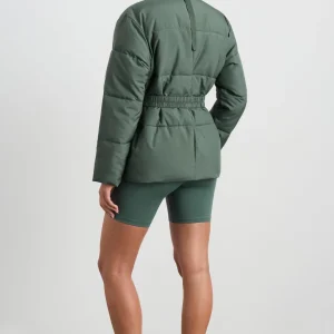 Online Aje ATHLETICA Peplum Puffer 753 Moss Green