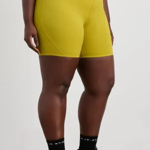 Flash Sale Aje ATHLETICA Perforated Hem Mid Length Short 601 Solar Blaze