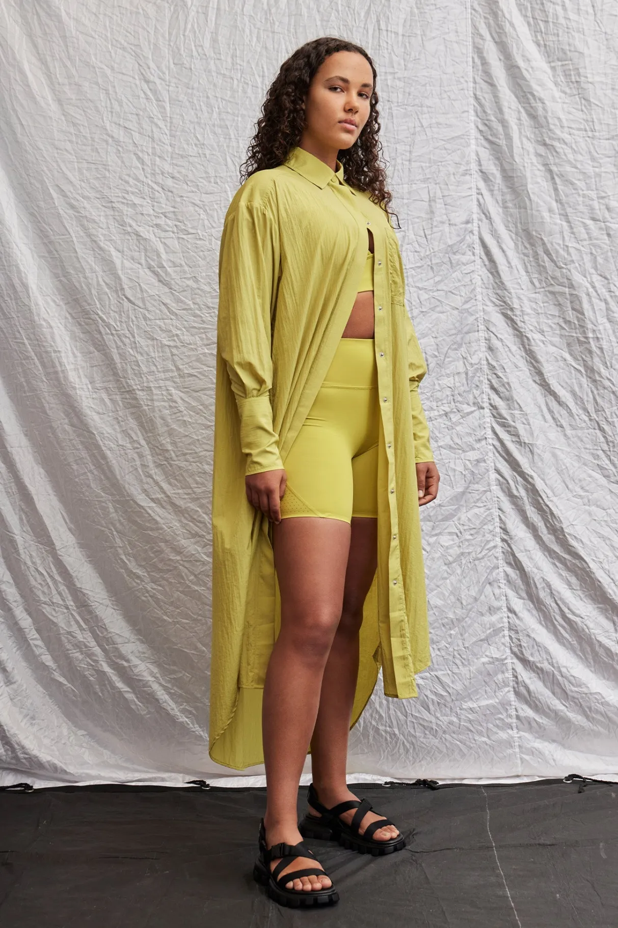 perforated_hem_mid_length_short__14.webp Flash Sale Aje ATHLETICA Perforated Hem Mid Length Short 601 Solar Blaze