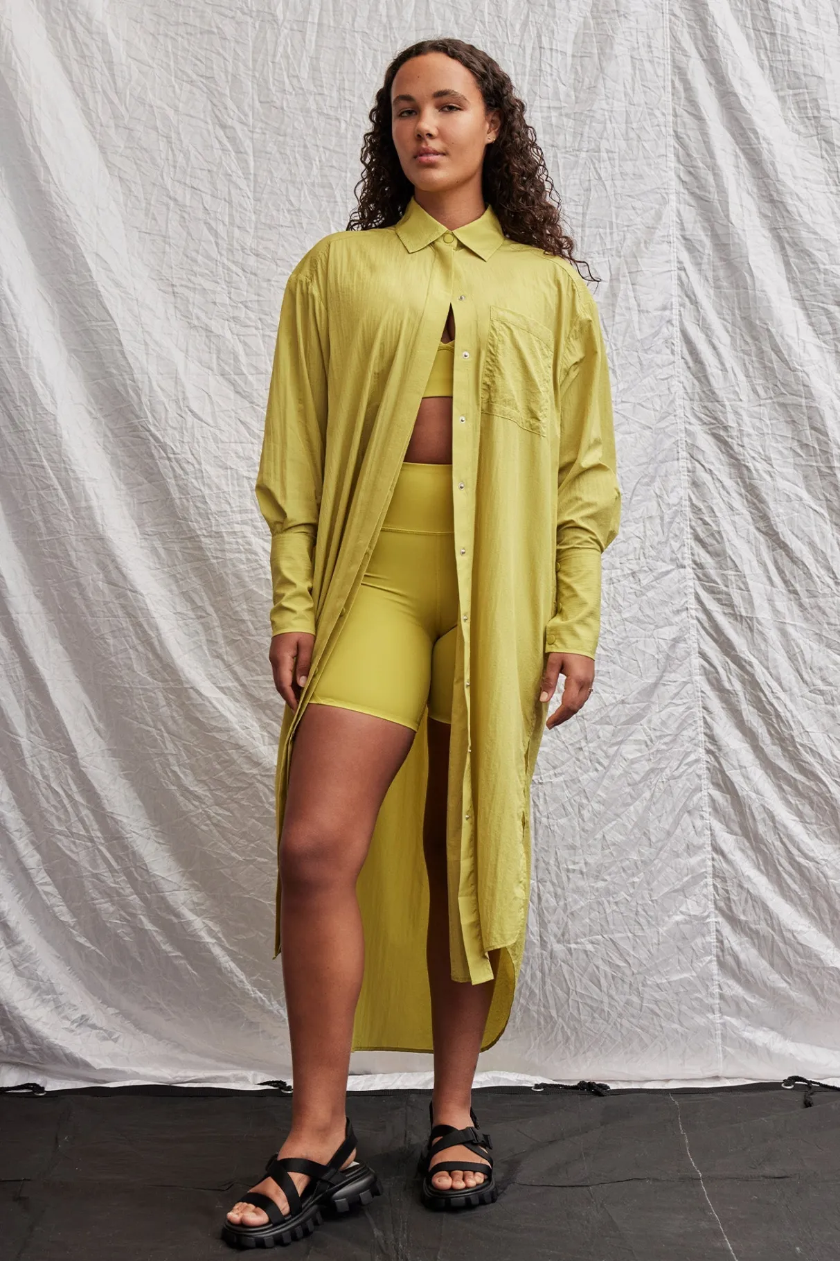 perforated_hem_mid_length_short__15.webp Flash Sale Aje ATHLETICA Perforated Hem Mid Length Short 601 Solar Blaze
