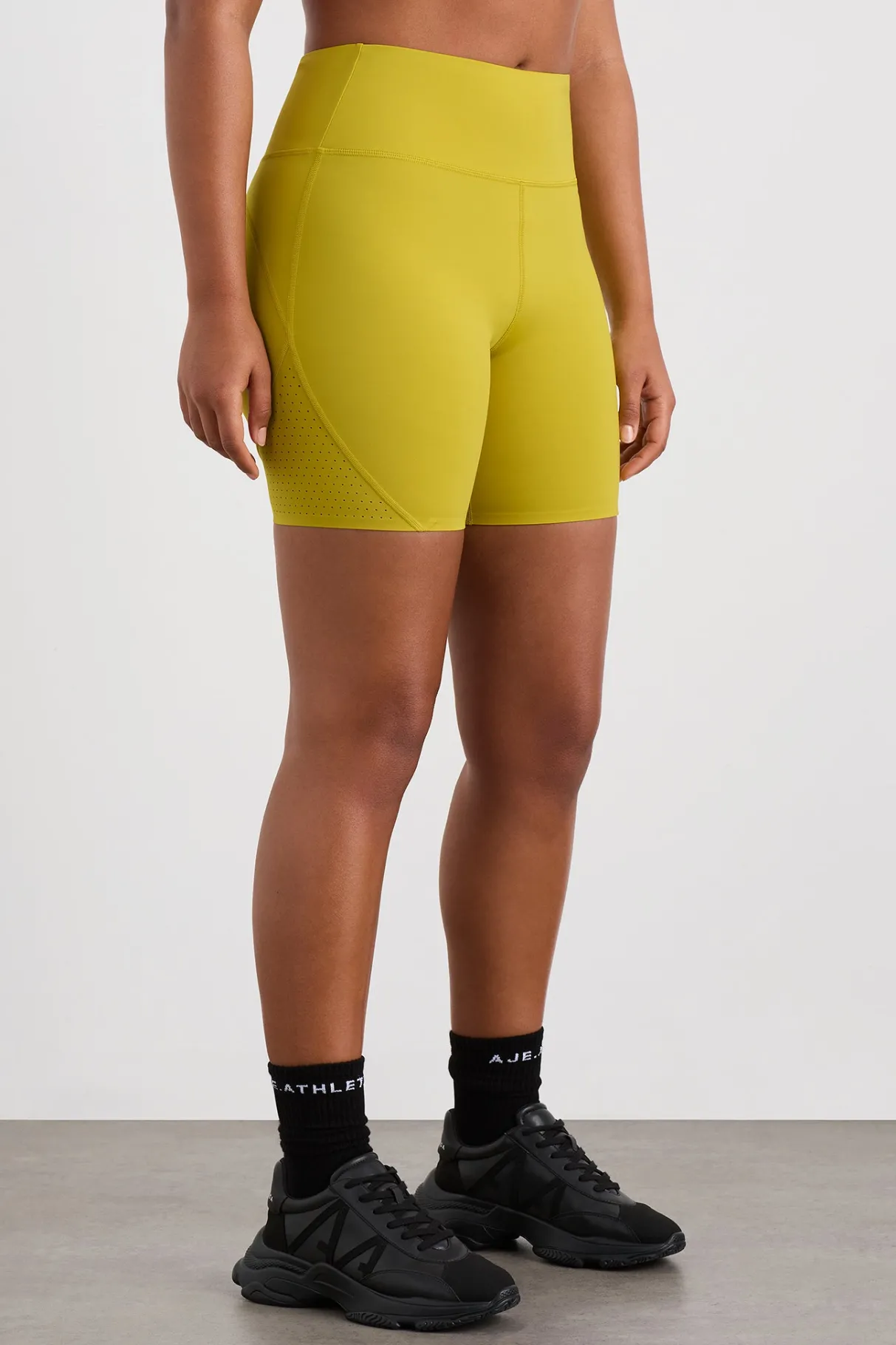 perforated_hem_mid_length_short__6.webp Flash Sale Aje ATHLETICA Perforated Hem Mid Length Short 601 Solar Blaze