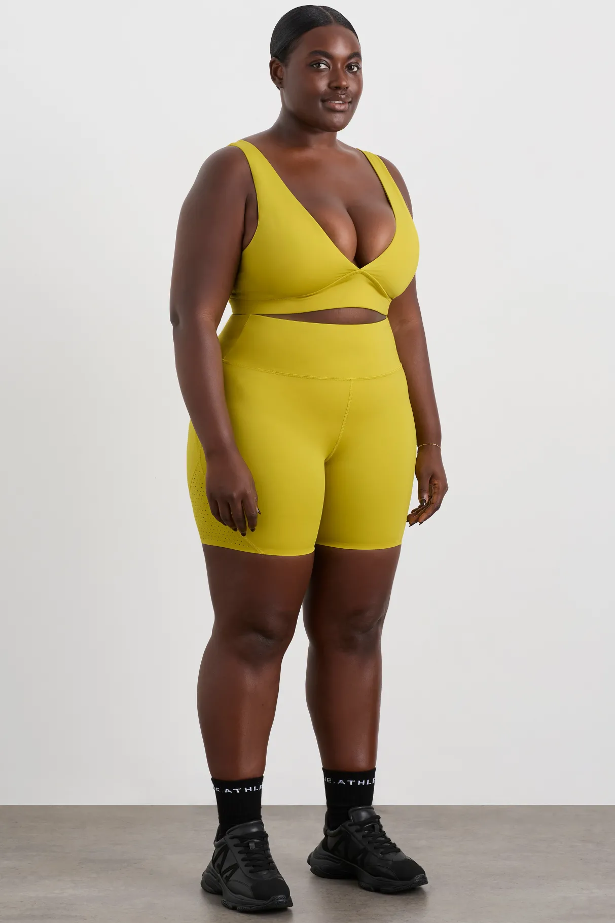 perforated_hem_mid_length_short__9.webp Flash Sale Aje ATHLETICA Perforated Hem Mid Length Short 601 Solar Blaze