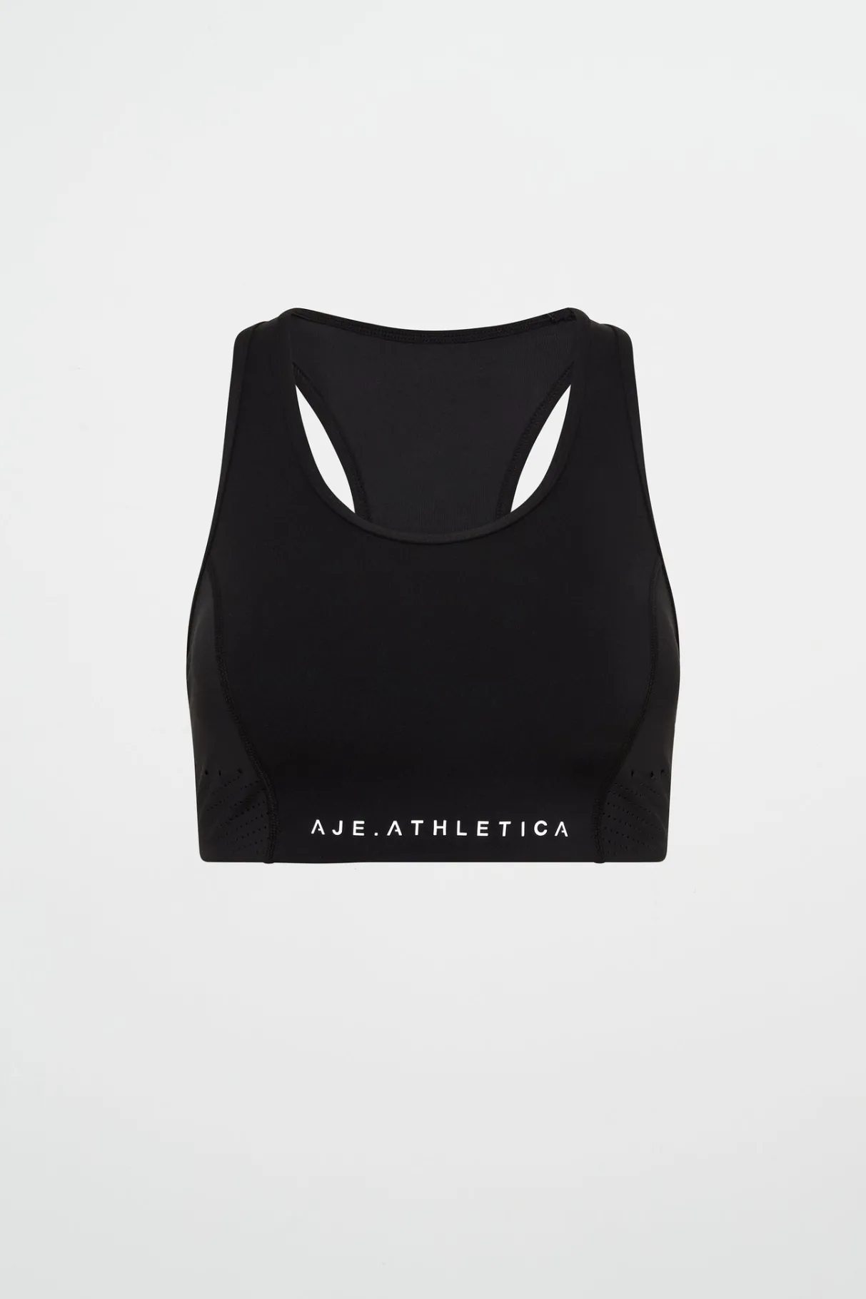 perforated_racer_sports_bra__1-1.webp Flash Sale Aje ATHLETICA Perforated Racer Sports Bra 339 Black/Reflective