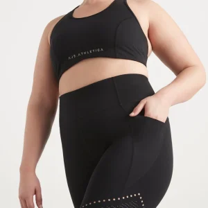 Flash Sale Aje ATHLETICA Perforated Racer Sports Bra 339 Black/Reflective