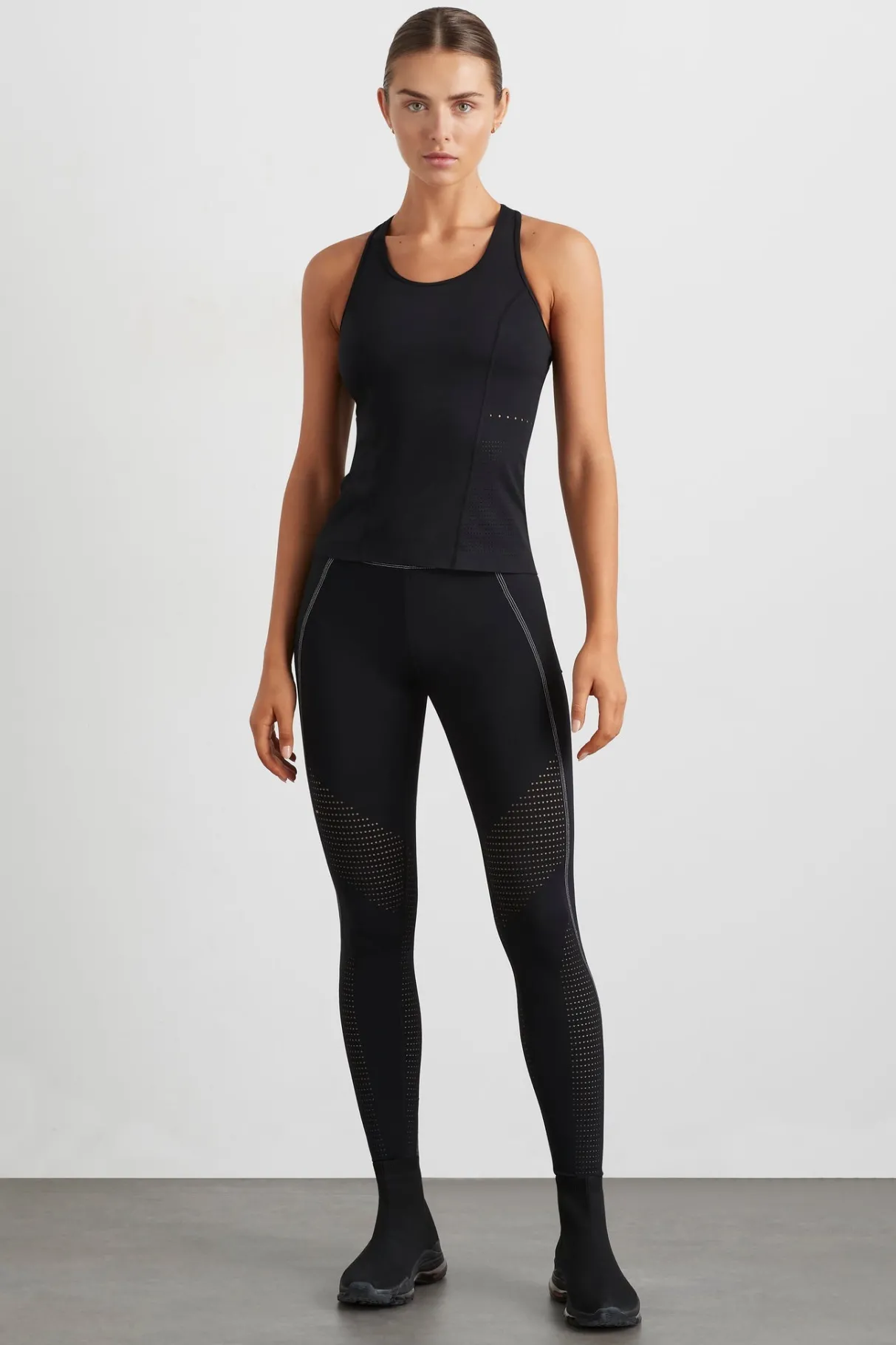perforated_racer_tank__0.webp Best Aje ATHLETICA Perforated Racer Tank 139 Black/Reflective