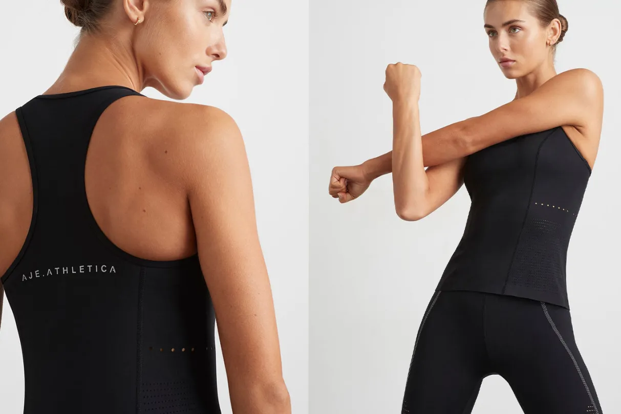 perforated_racer_tank__15.webp Best Aje ATHLETICA Perforated Racer Tank 139 Black/Reflective
