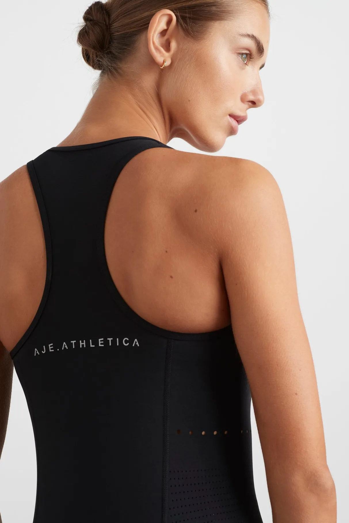 perforated_racer_tank__2.webp Best Aje ATHLETICA Perforated Racer Tank 139 Black/Reflective
