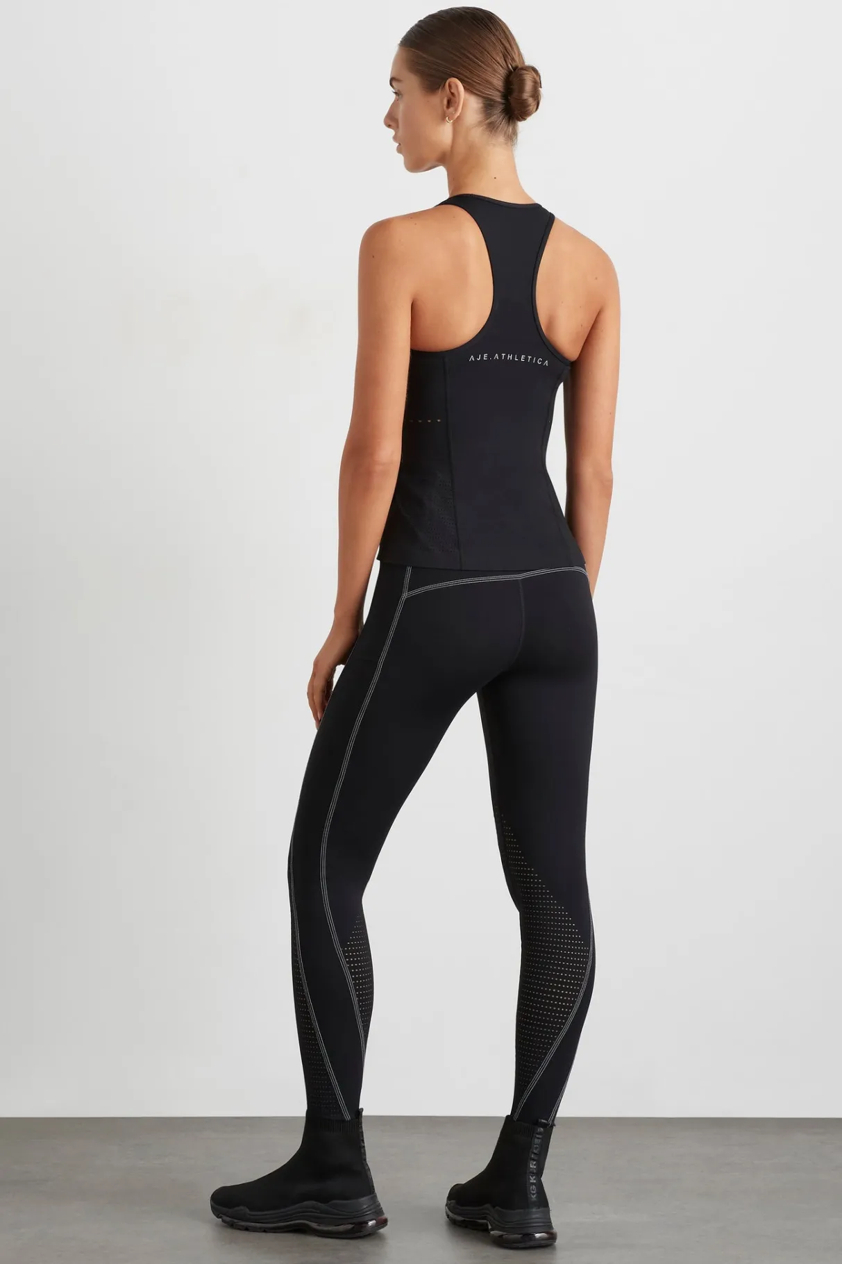 perforated_racer_tank__4.webp Best Aje ATHLETICA Perforated Racer Tank 139 Black/Reflective