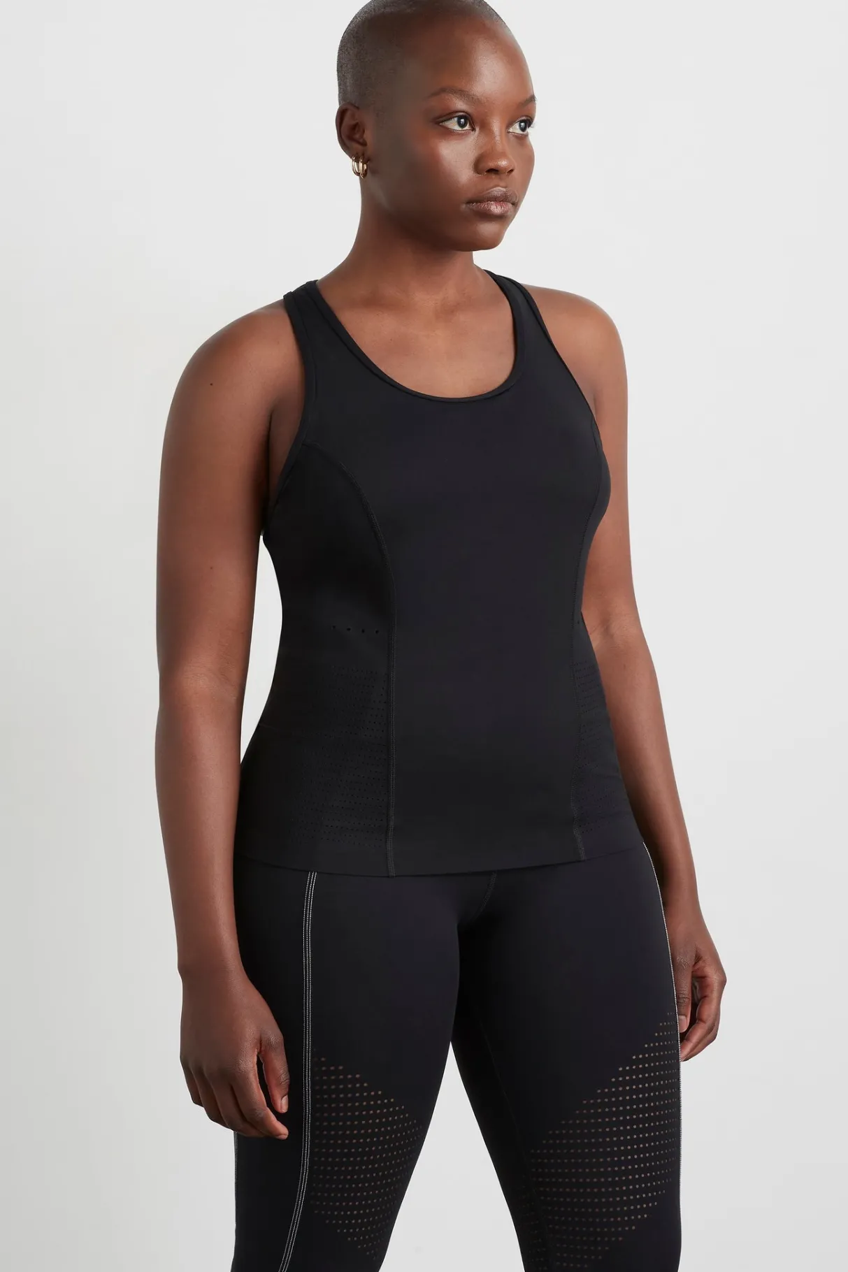 perforated_racer_tank__5.webp Best Aje ATHLETICA Perforated Racer Tank 139 Black/Reflective