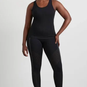 Best Aje ATHLETICA Perforated Racer Tank 139 Black/Reflective