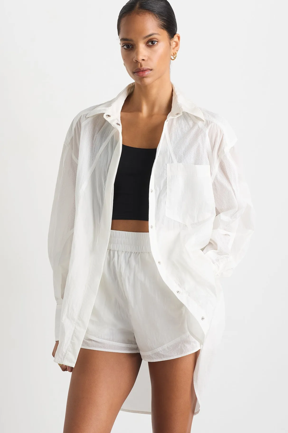 perforated_spray_shirt__0-1.webp Flash Sale Aje ATHLETICA Perforated Spray Shirt 406 White