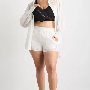 Flash Sale Aje ATHLETICA Perforated Spray Shirt 406 White