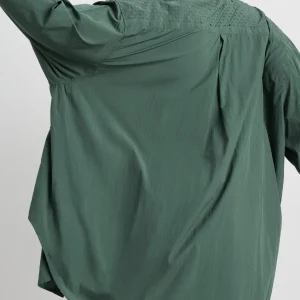 Store Aje ATHLETICA Perforated Spray Shirt 406 Moss Green