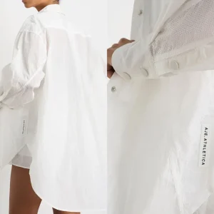 Flash Sale Aje ATHLETICA Perforated Spray Shirt 406 White