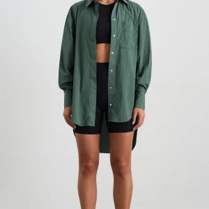 Store Aje ATHLETICA Perforated Spray Shirt 406 Moss Green