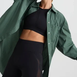 Store Aje ATHLETICA Perforated Spray Shirt 406 Moss Green