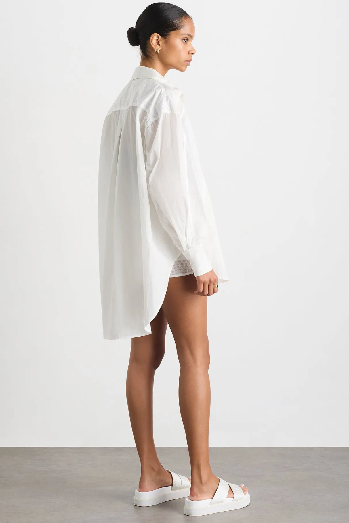 perforated_spray_shirt__5-1.webp Flash Sale Aje ATHLETICA Perforated Spray Shirt 406 White