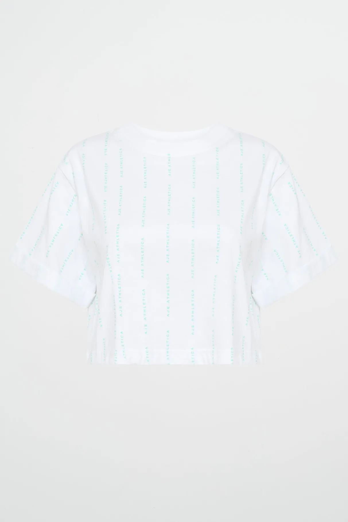 pinstripe_crop_tee__1-1.webp Store Aje ATHLETICA Pinstripe Crop Tee 105 White Marine Green