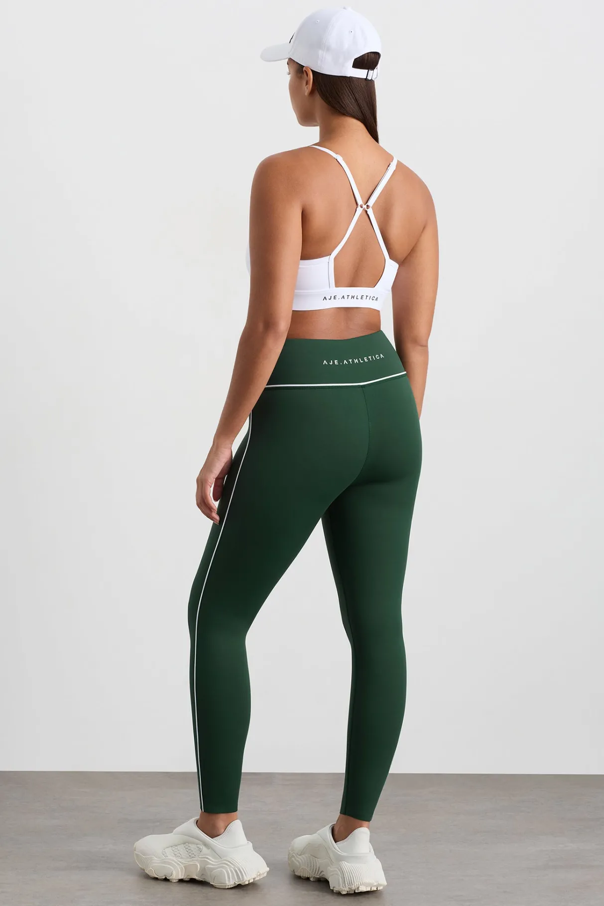 piped_leggings__10.webp Shop Aje ATHLETICA 7/8 Piped Leggings 203 Pine Green White