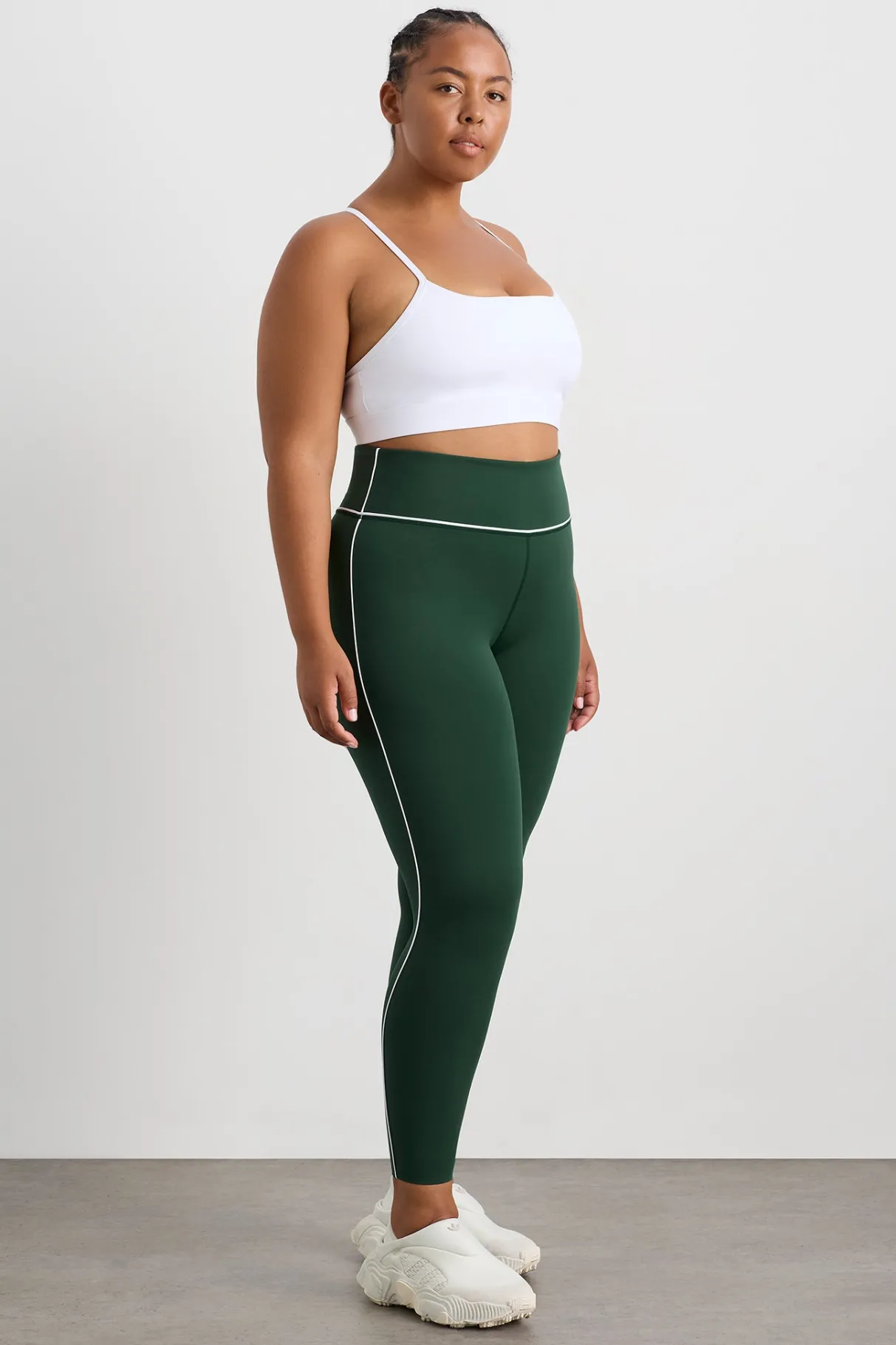 piped_leggings__11.webp Shop Aje ATHLETICA 7/8 Piped Leggings 203 Pine Green White
