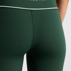 Shop Aje ATHLETICA 7/8 Piped Leggings 203 Pine Green White