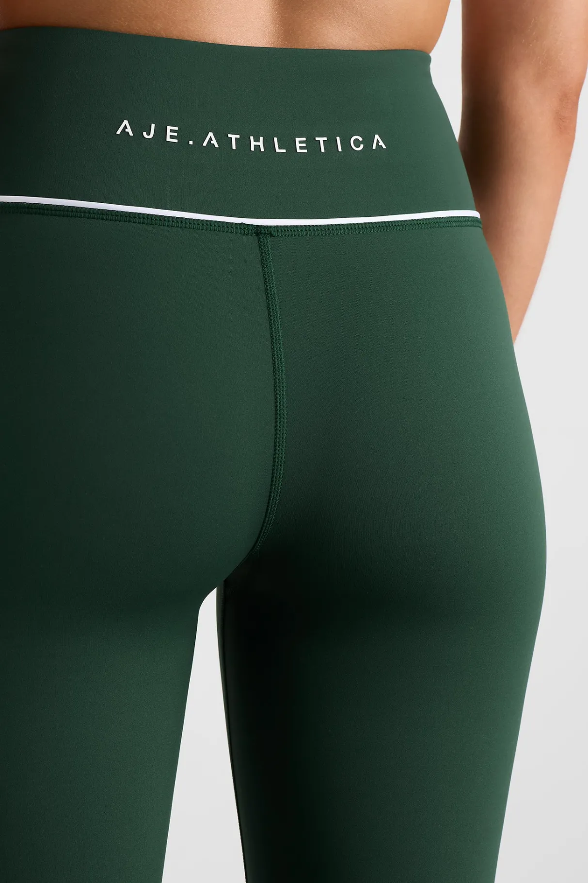 piped_leggings__3.webp Shop Aje ATHLETICA 7/8 Piped Leggings 203 Pine Green White