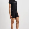 Outlet Aje ATHLETICA Piped Side Bike Short 629 Black