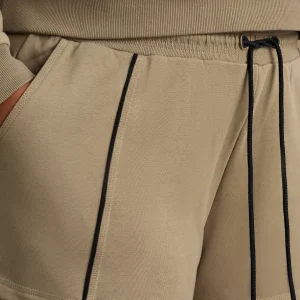 Clearance Aje ATHLETICA Piped Sweat Shorts 638 Soft Khaki Black