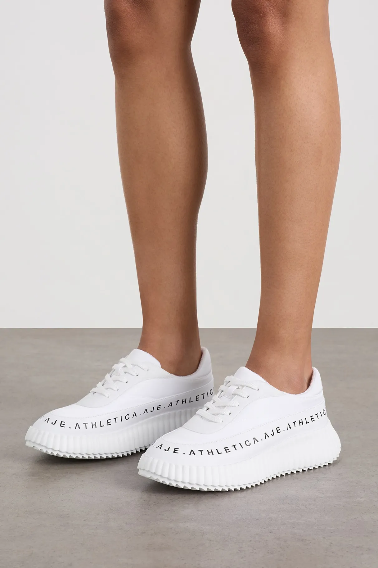 platform_sole_sneaker__2.webp Best Sale Aje ATHLETICA Platform Sole Sneaker 955 White/Black